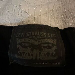 Levi Strauss & Co. Black Jeans